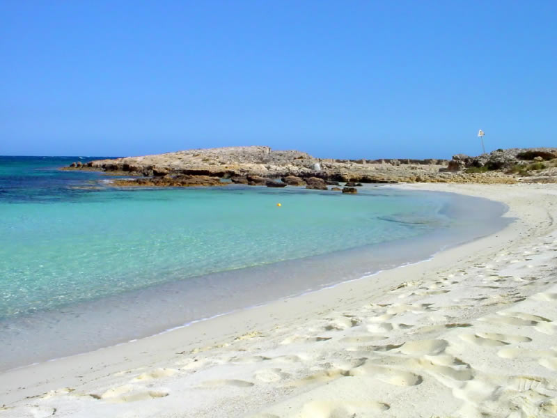 Zypern white sandy strand