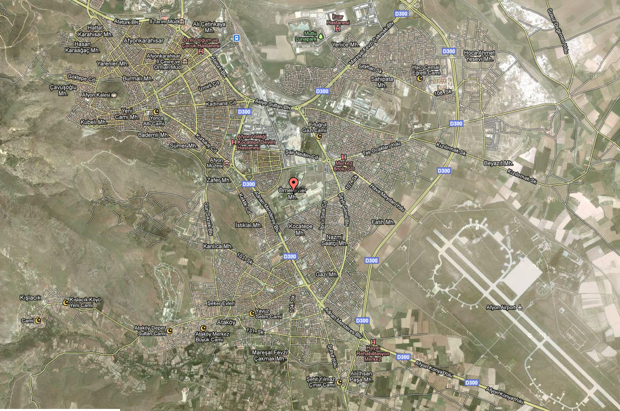 Evciler Karte, Afyon