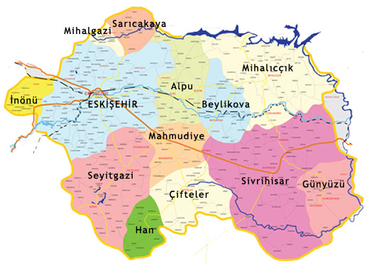 Cifteler Karte, Eskisehir