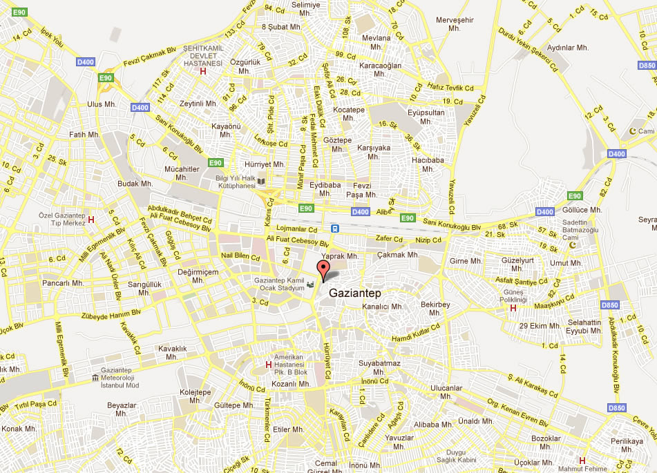 Nizip Karte, Gaziantep