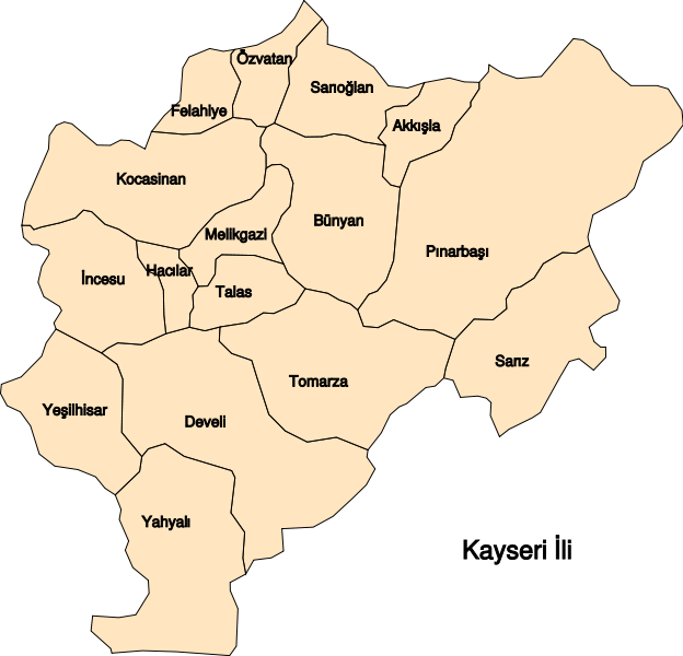 Tomarza Karte, Kayseri