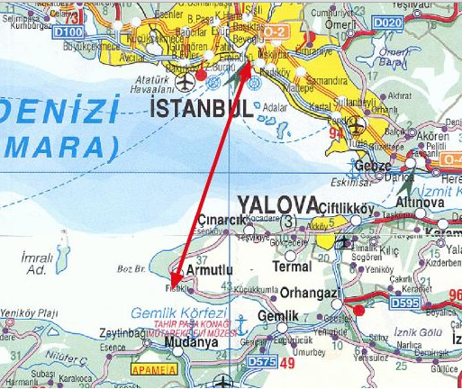Armutlu Karte, Yalova