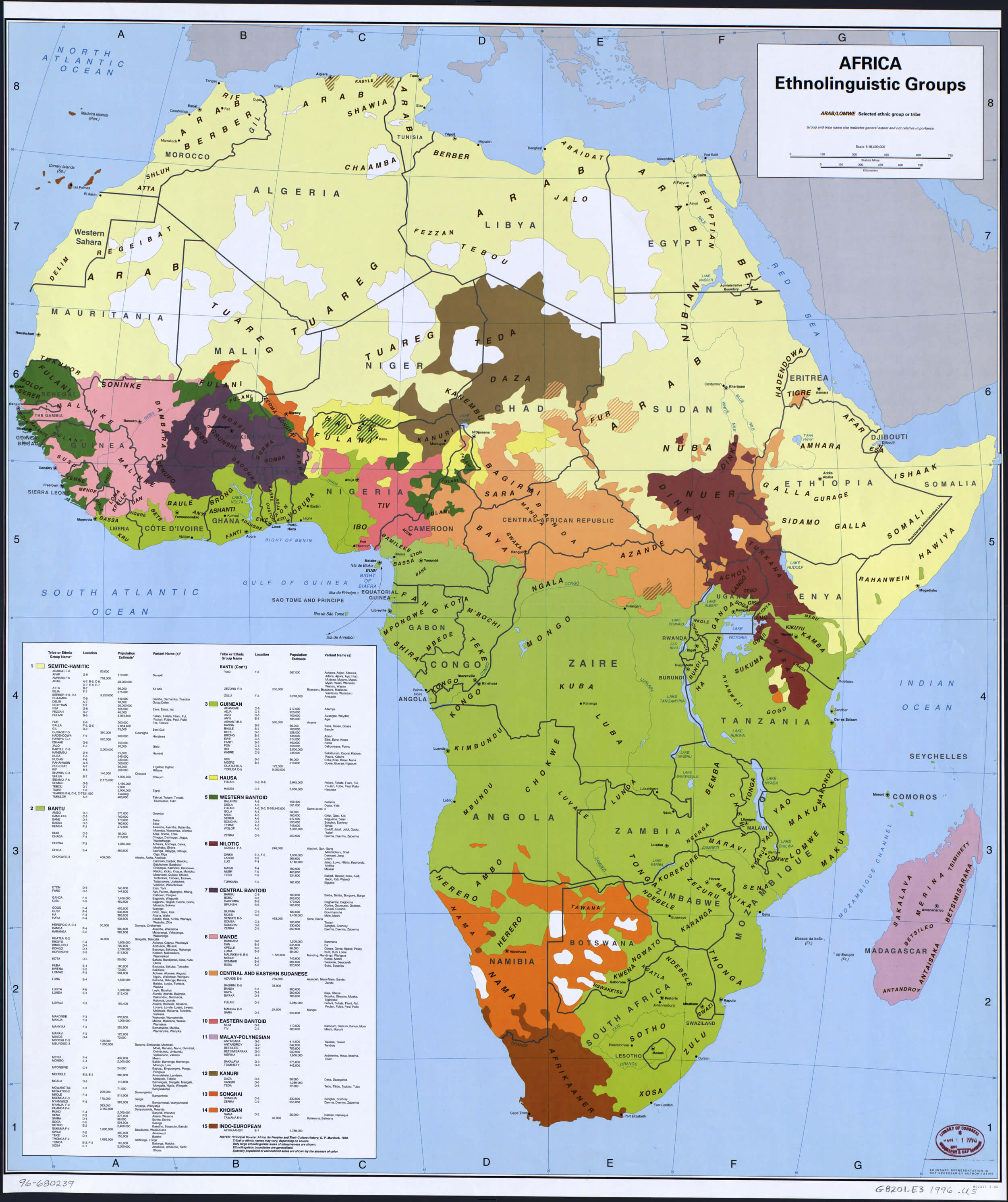 afrika ethik karte