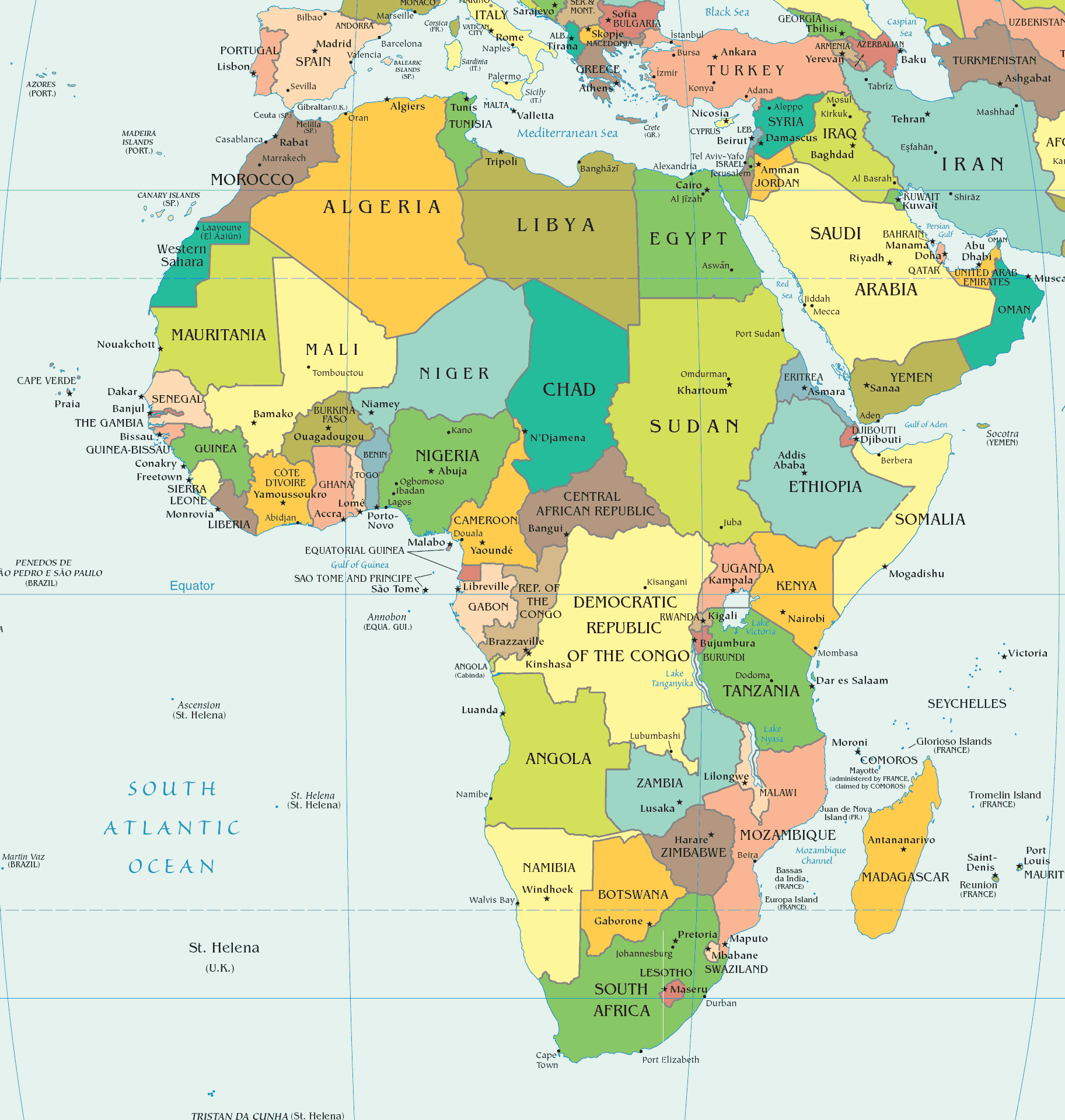 afrika karten