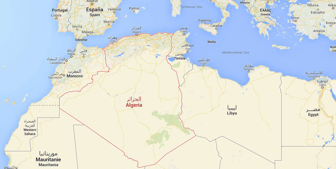 algerien google karte