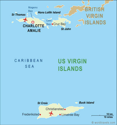 amerikanische jungferninseln karte