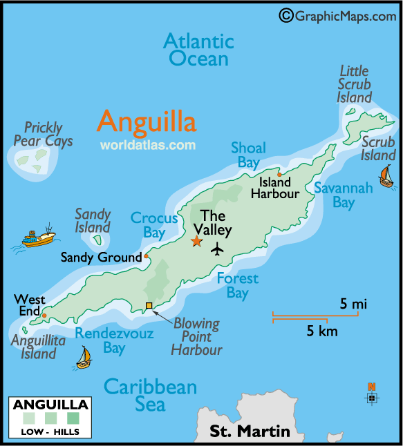 Anguilla karte