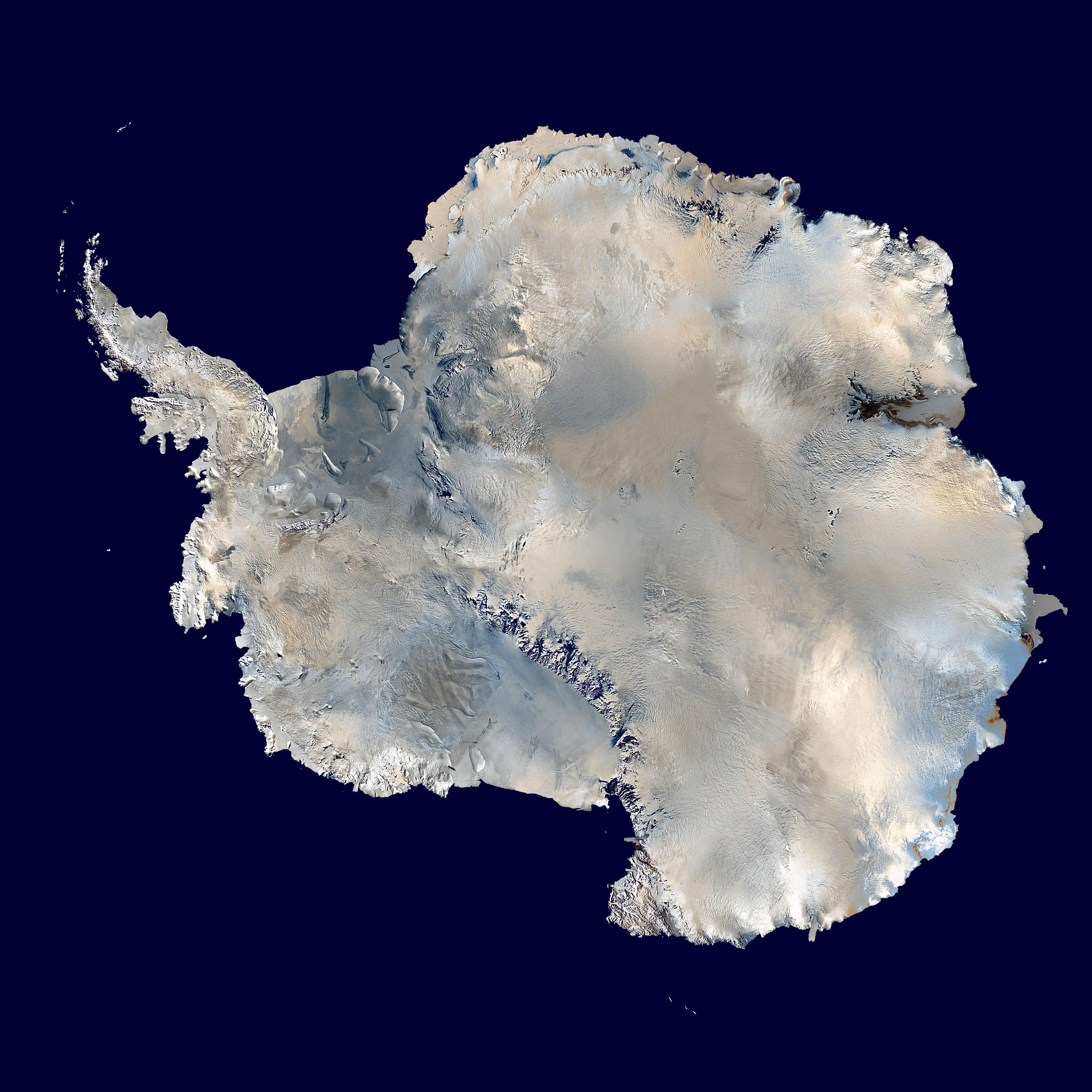 satellit karte von antarktika