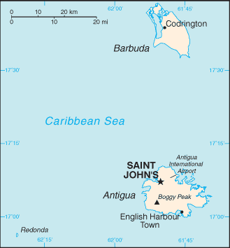 antigua barbuda stadte karte 2005