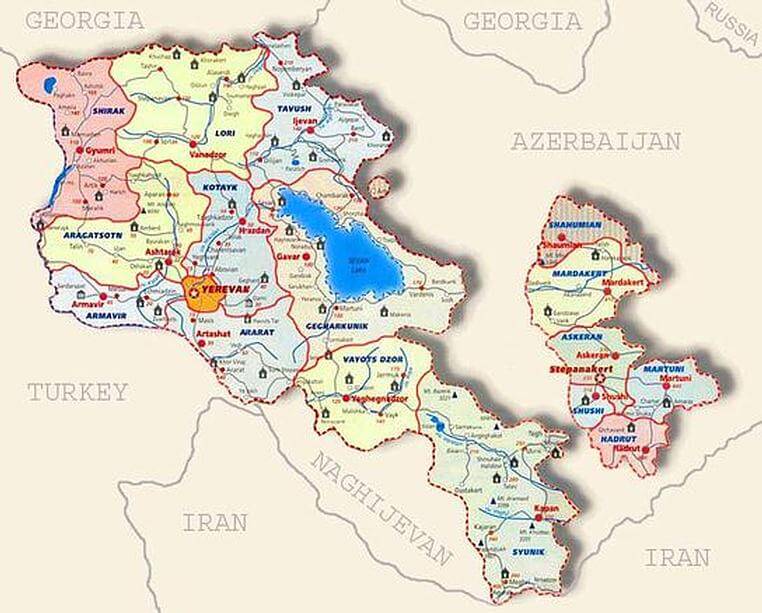 armenien karte