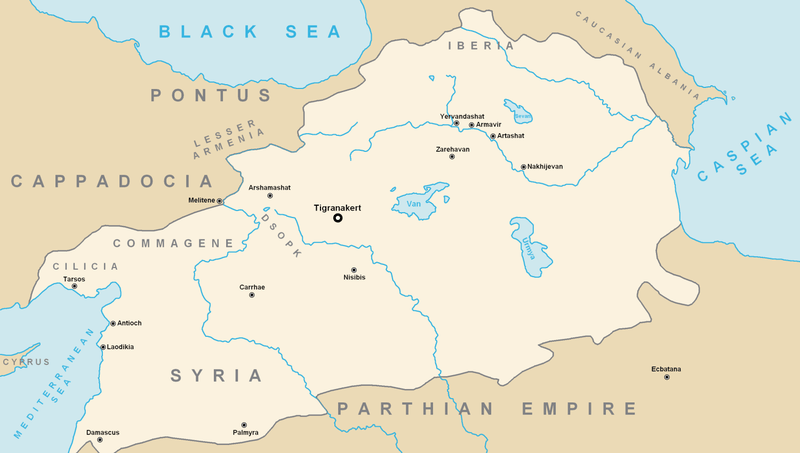 armenisch reich karte