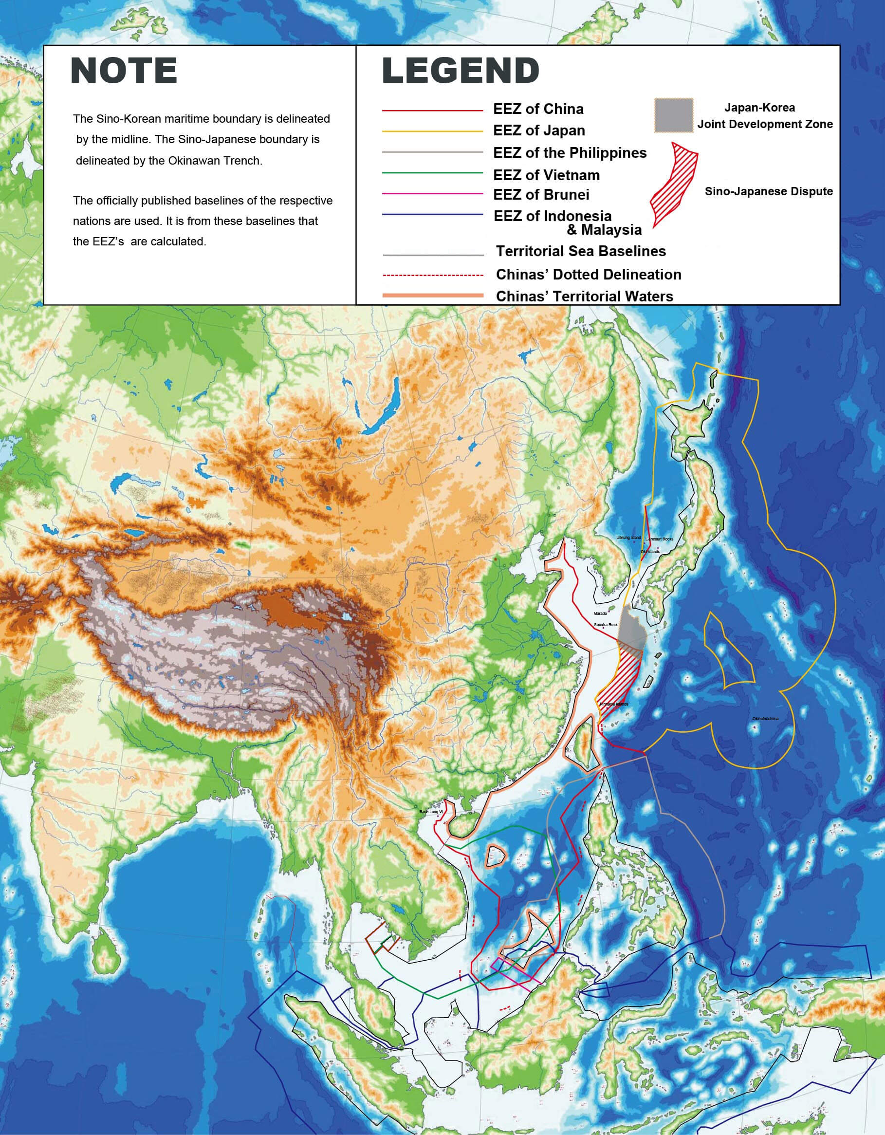 okonomisch zones sudosten asien karte