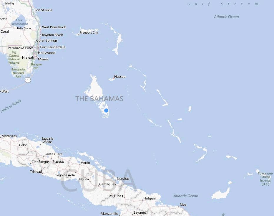 Maps von Bahamas