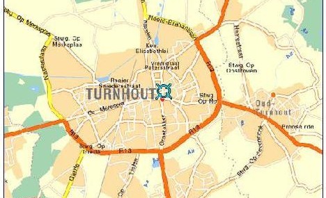 Turnhout karte