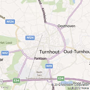 Turnhout bereich karte