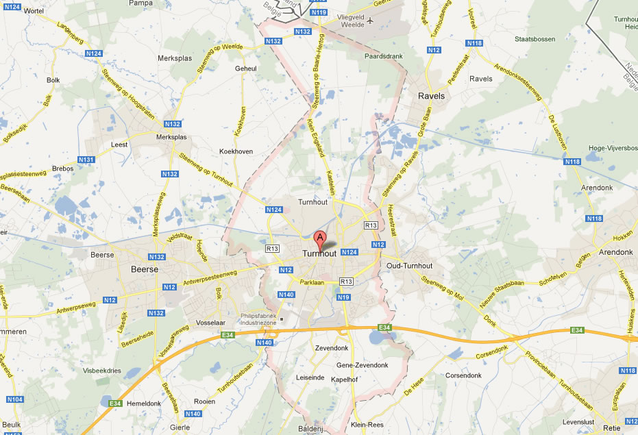 karte von Turnhout