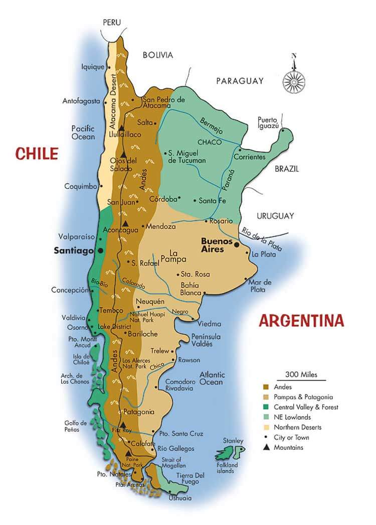 chile karte argentinien
