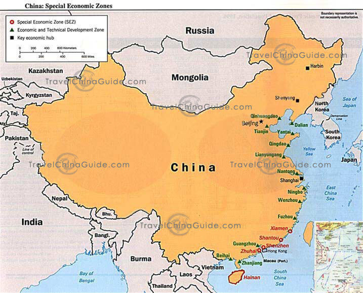 china wirtschaft karte