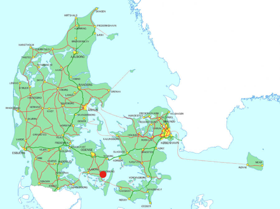 danemark karten
