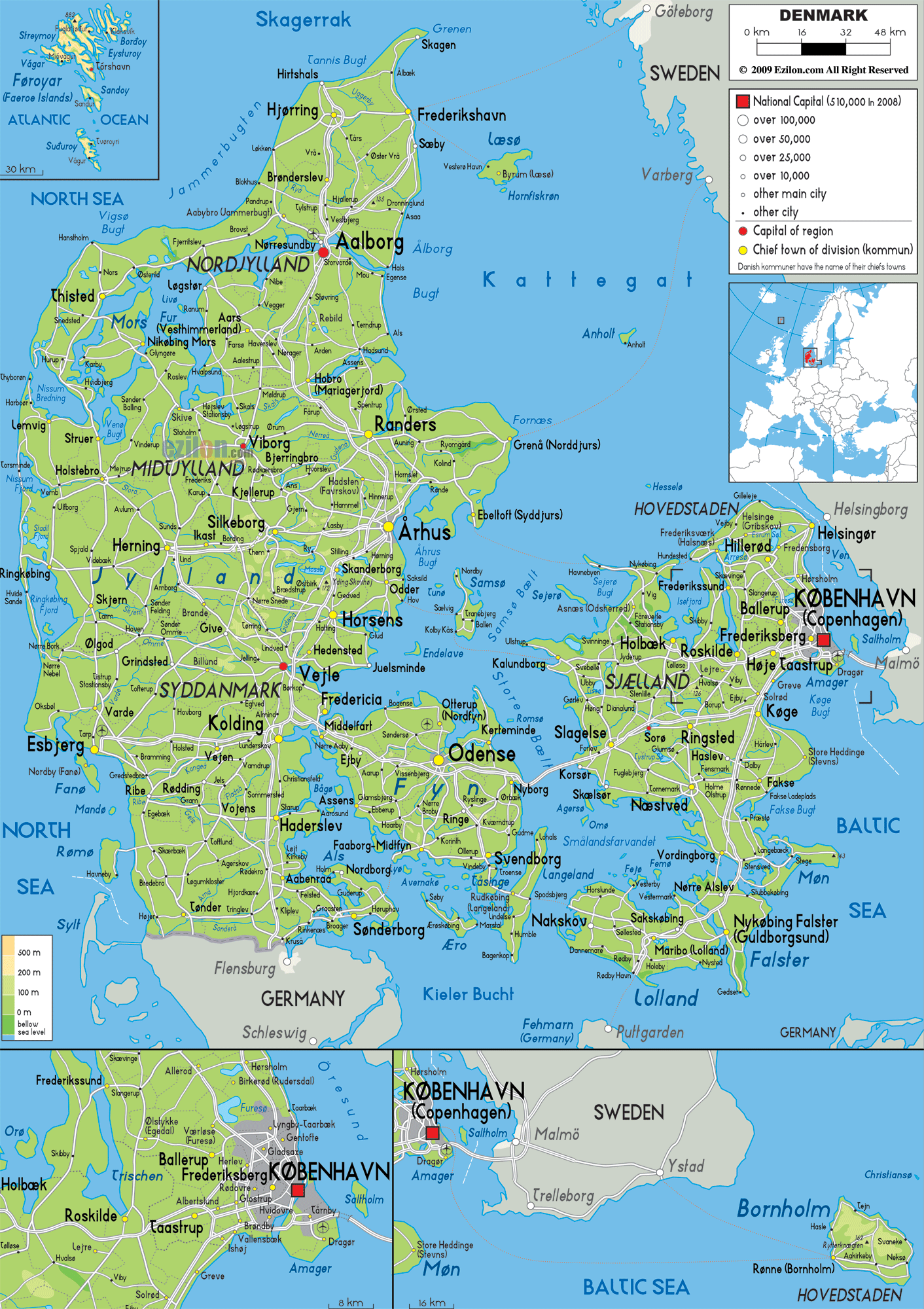 karte von danemark