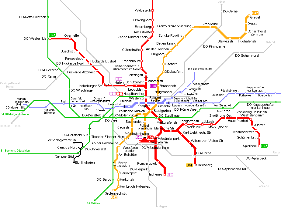 Dortmund metro karte