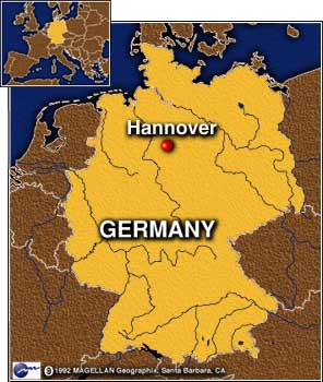 deutschland Hannover karte