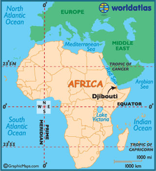 dschibuti karte afrika