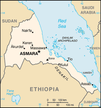 eritrea karte