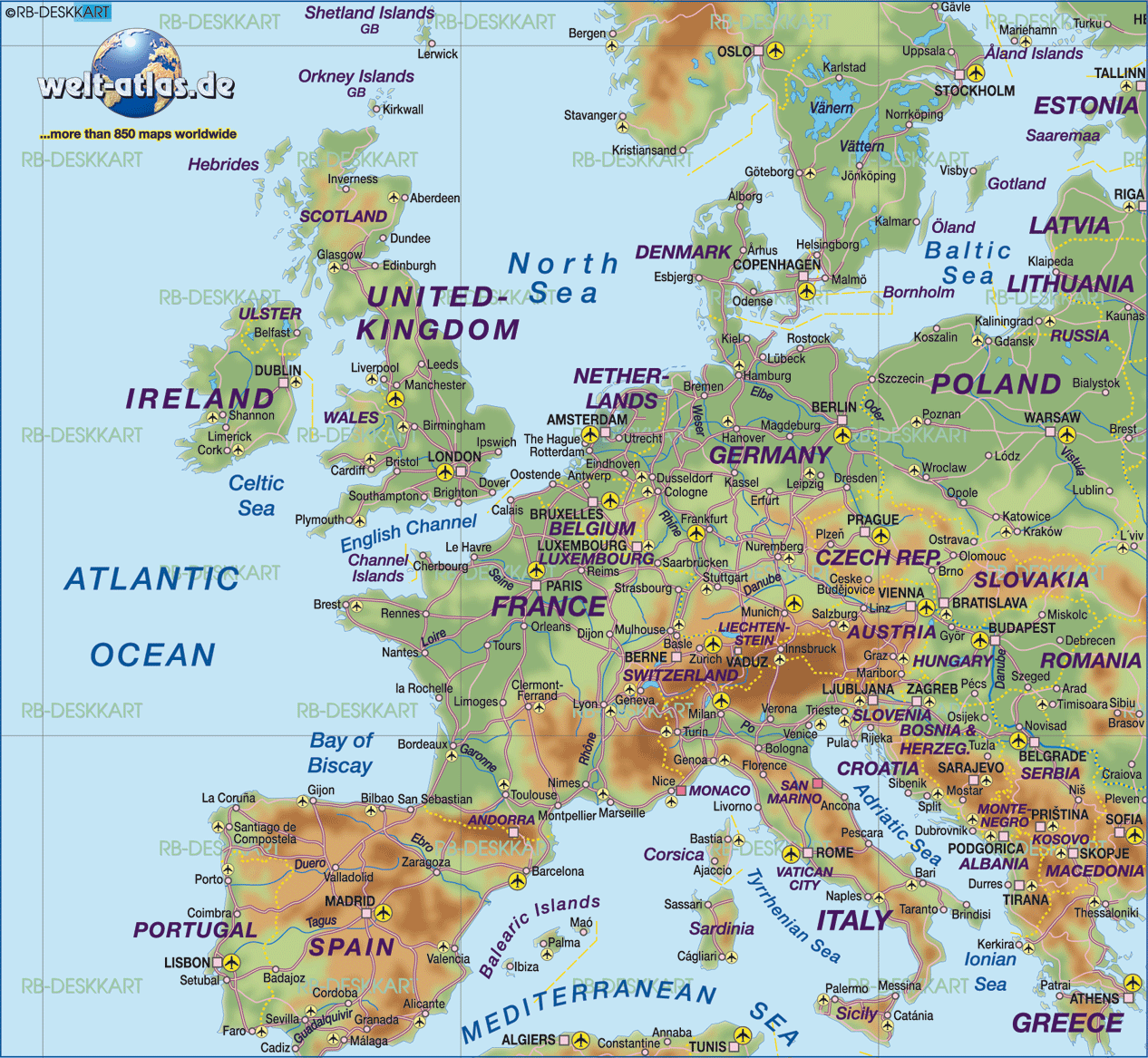 europa karte