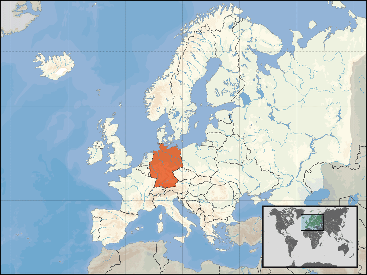 europa karte deutschland
