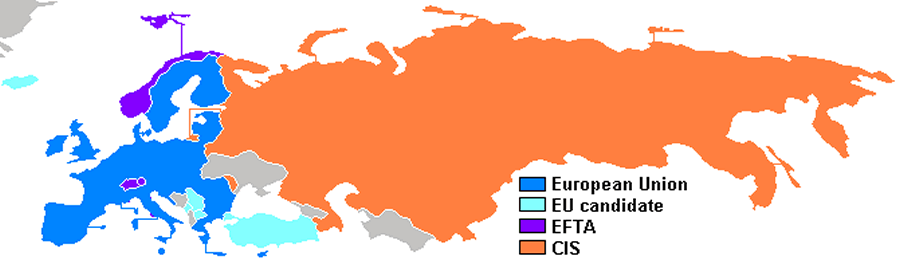 europa okonomischal regionen karte