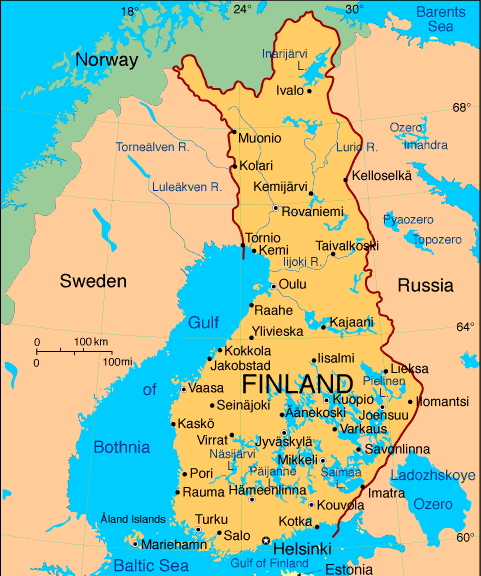 finnland karte