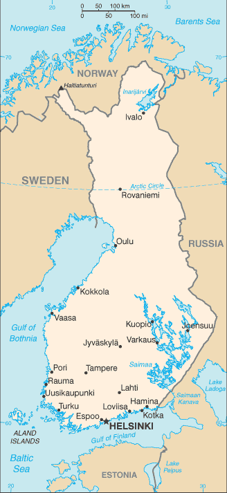 finnland karten