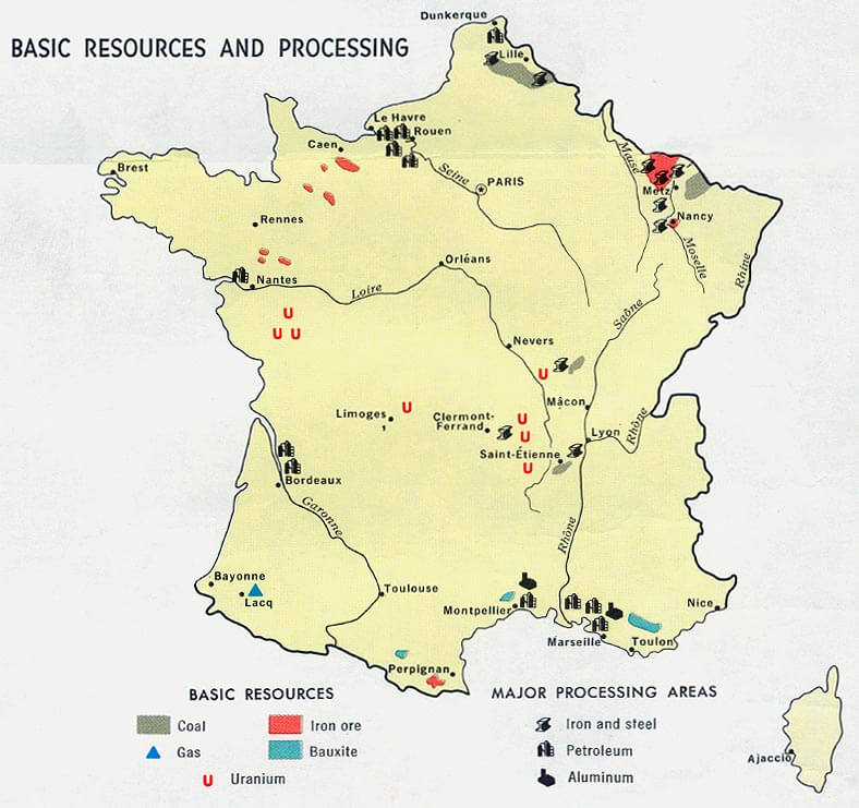frankreich resources karte