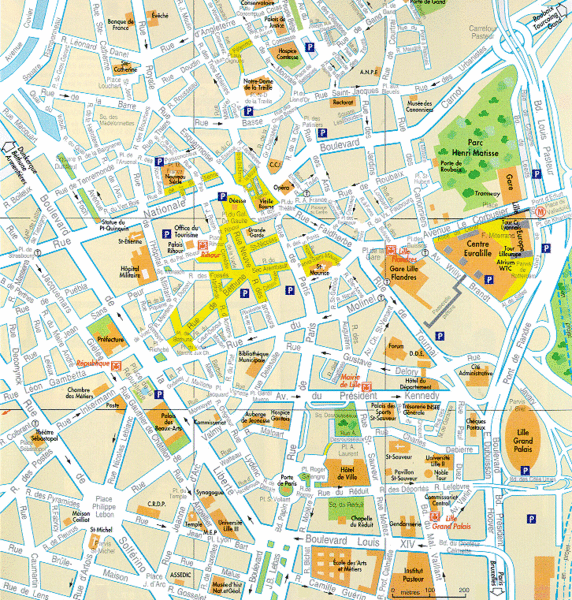 Lille street karte