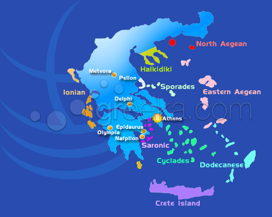 griechenland karten
