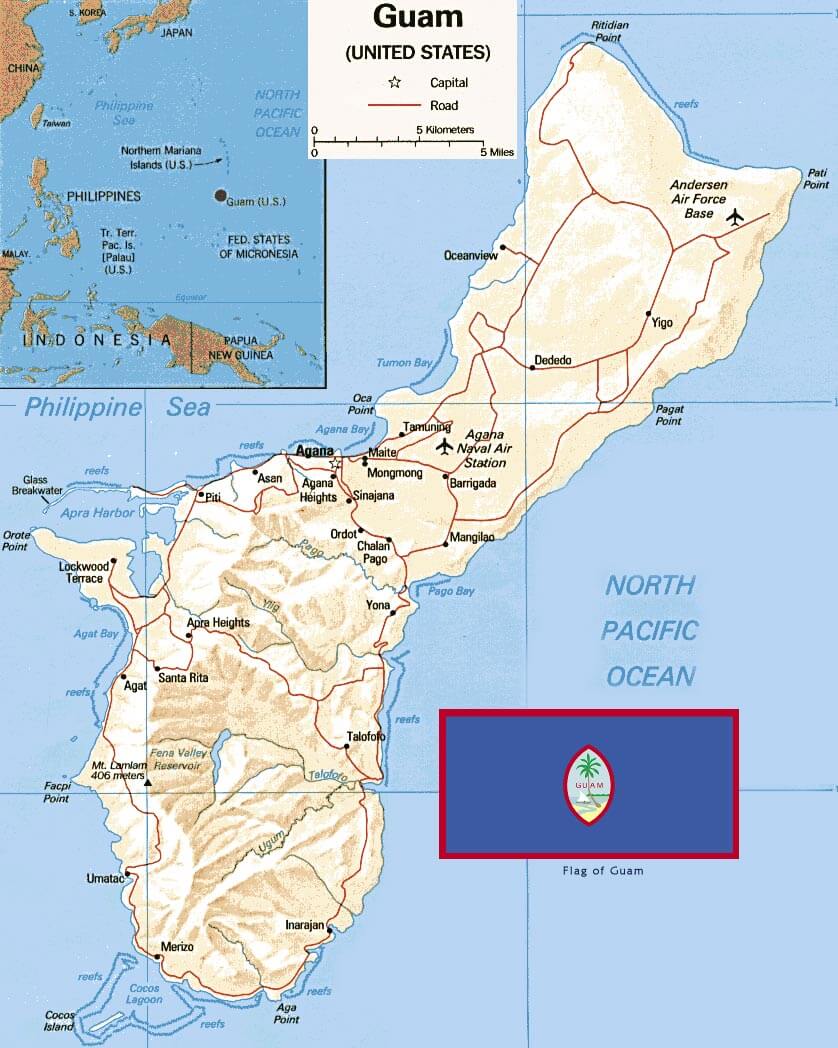 Guam karte