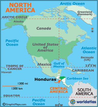 Honduras Map