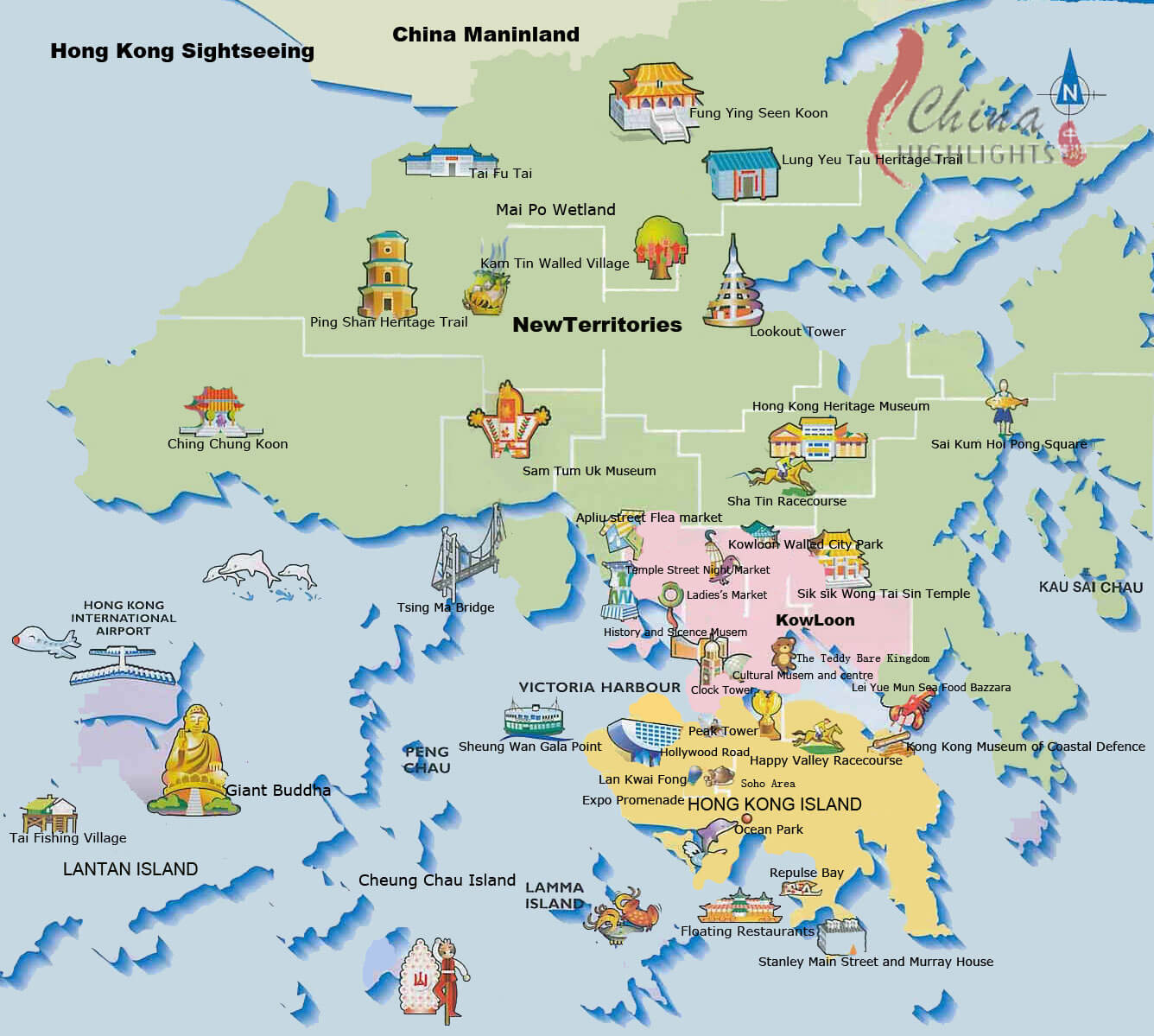 hong kong tourist karte