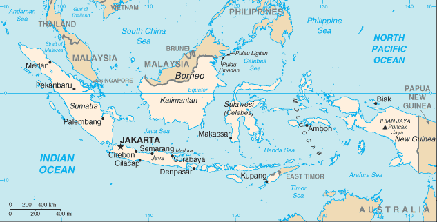 indonesien karten