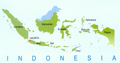 inseln indonesien karte