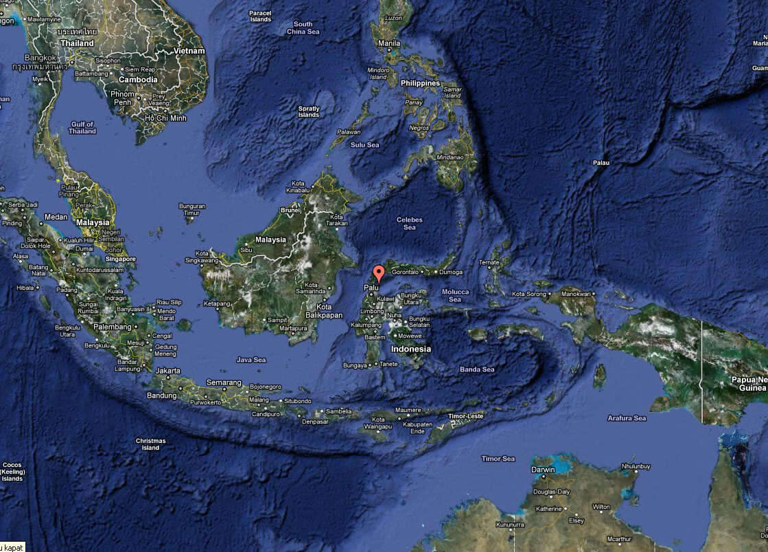 satellit bild von indonesien