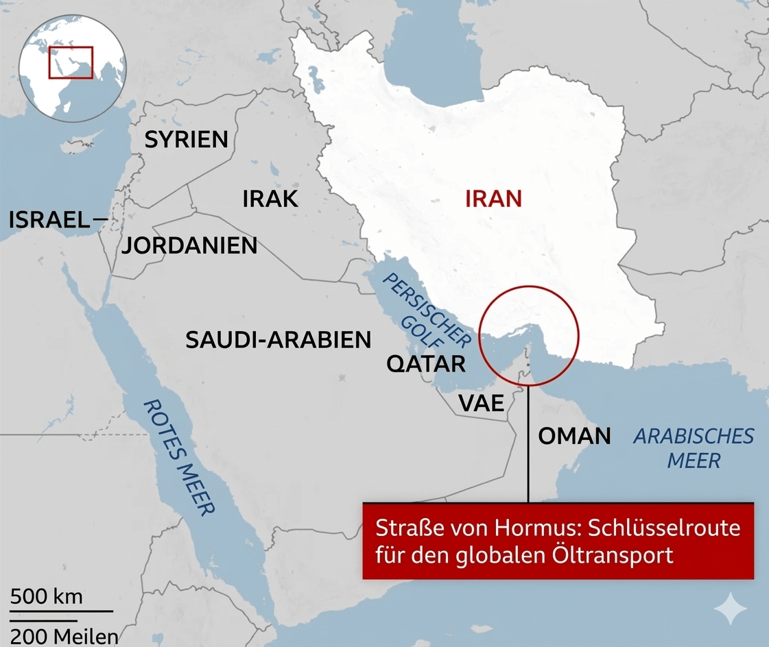 wo ist die strasse von hormus