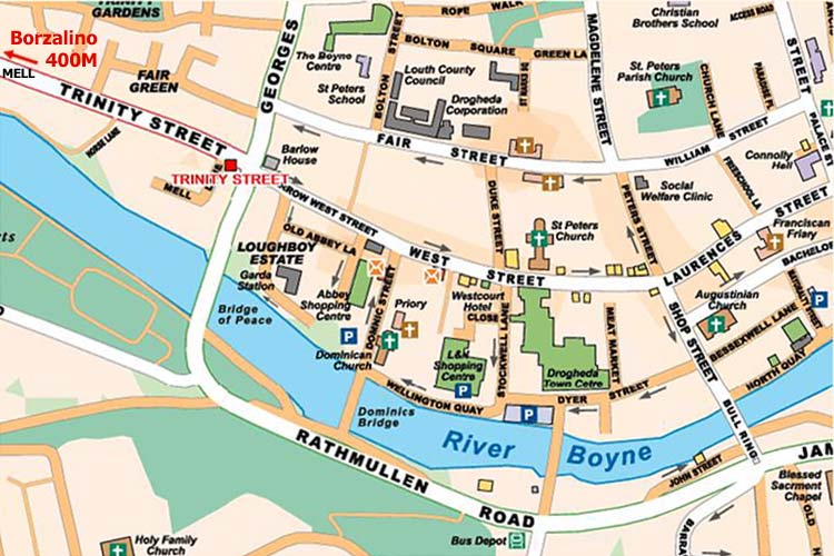 Drogheda street karte