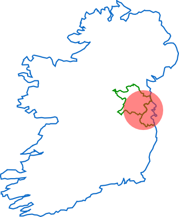 irland Drogheda lage karte