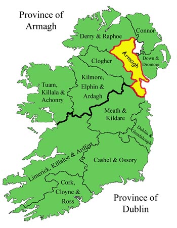 irland provinzen karte Drogheda