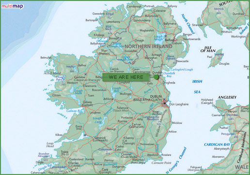 irland Dundalk karte