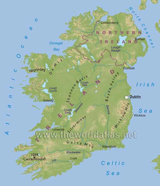 irland karte Dundalk