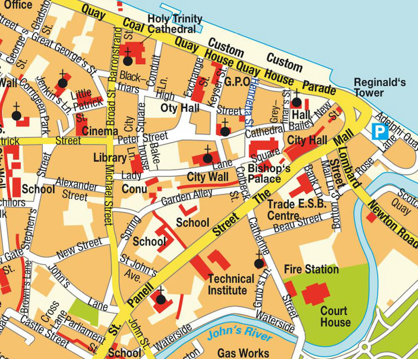 lucan stadt center karte