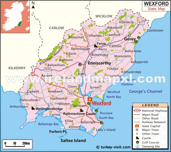 wexford regional karte